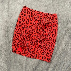ALC Cheetah Geller Skirt Size 0